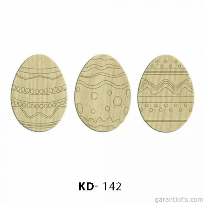 Hobi-art Kd 142 - Yumurta Şeklinde Mini Ahşap Obje