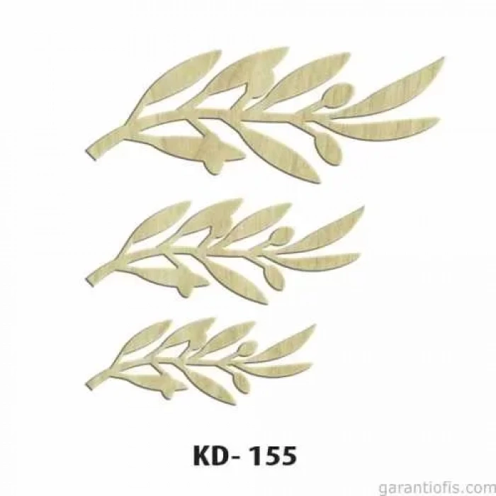 Hobi-art Kd 155 - Zeytin Dalı Figürlü Dekoratif Mini Ahşap Obje