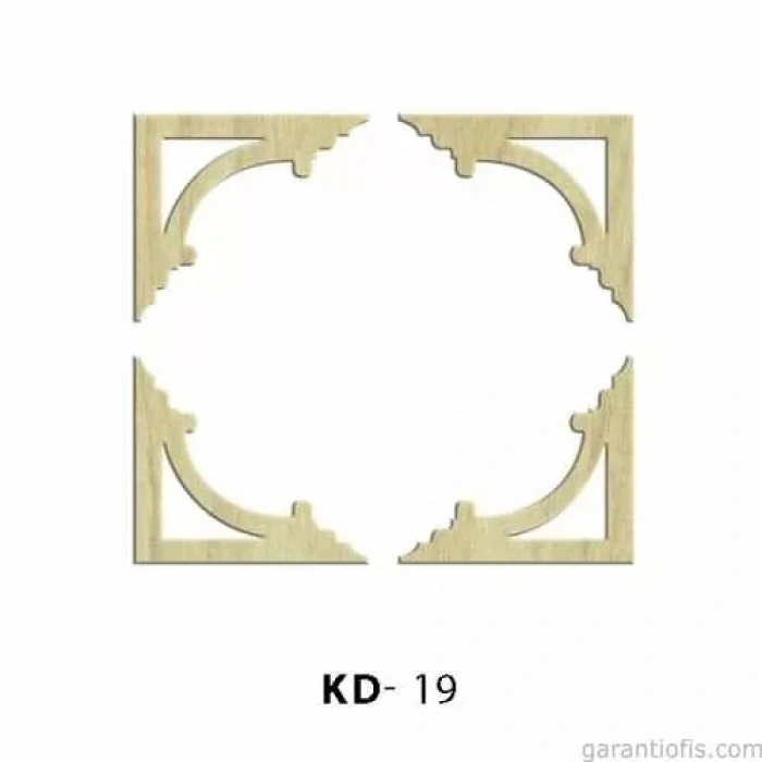 Hobi-Art KD 19 - Köşe Süs Setii  Dekoratif Mini Ahşap Obje