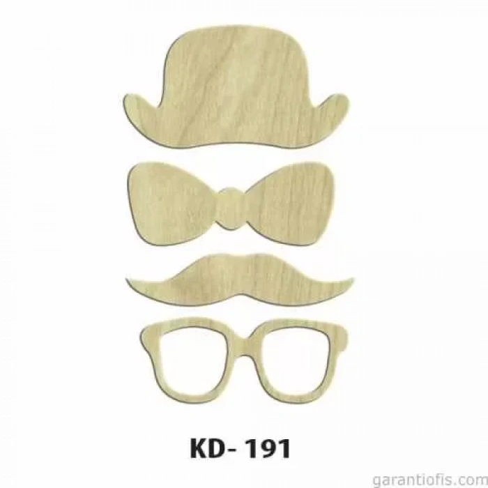 Hobi-art Kd 191 Dekoratif Mini Ahşap Obje