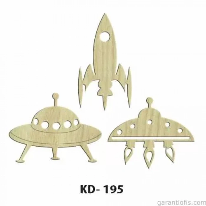 Hobi-art Kd 195 Dekoratif Mini Ahşap Obje