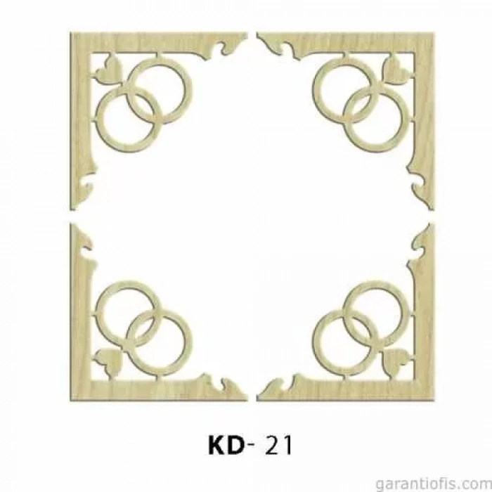 Hobi-art Kd 21 - Köşe Süs Setii  Dekoratif Mini Ahşap Obje