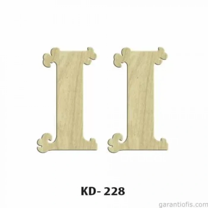 Hobi-art Kd 228 Dekoratif Mini Ahşap Harfler (ı Harfi)