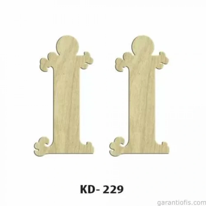Hobi-art Kd 229 Dekoratif Mini Ahşap Harfler (i Harfi)