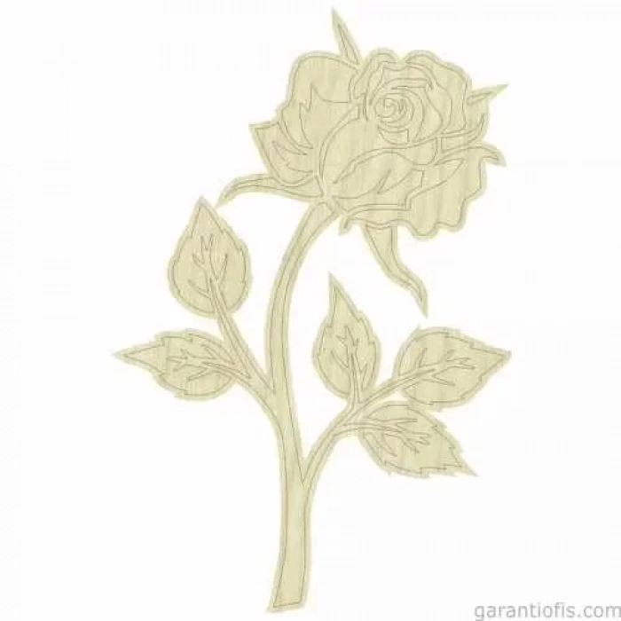 Hobi-art Kd 270 Gül Figürlü Mini Ahşap Obje