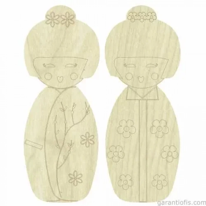 Hobi-art Kd 273 İnsan Figürlü Mini Ahşap Obje