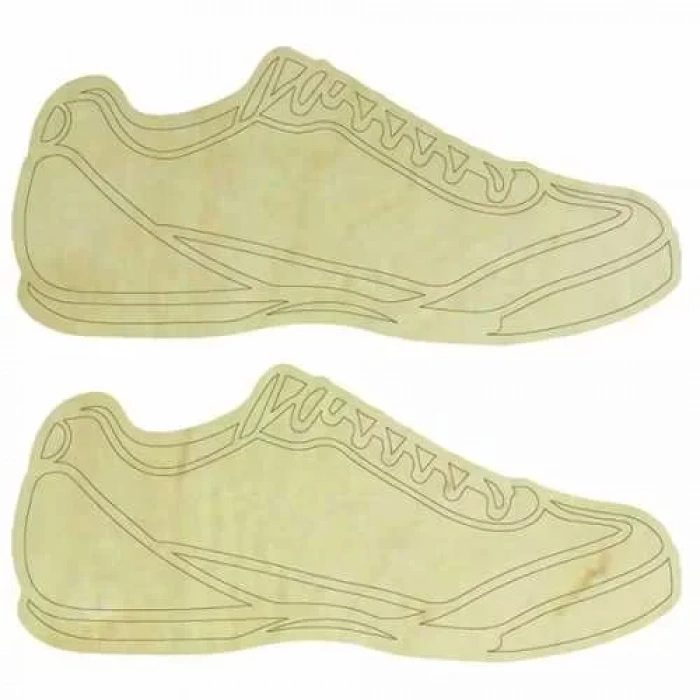 Hobi-art Kd 308 Ayakkabı Figürlü Mini Ahşap Obje