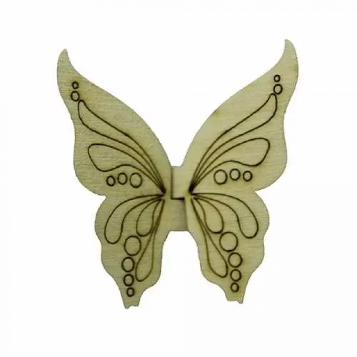 Hobi-art Kd 318 Kelebek Figürlü Mini Ahşap Obje