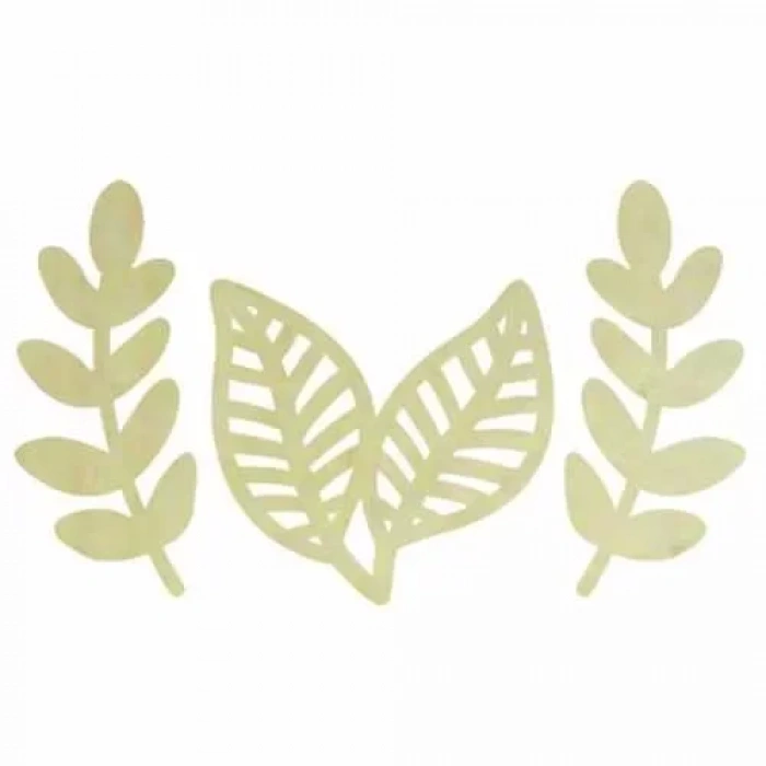 Hobi-art Kd 329 Yaprak Figürlü Mini Ahşap Obje