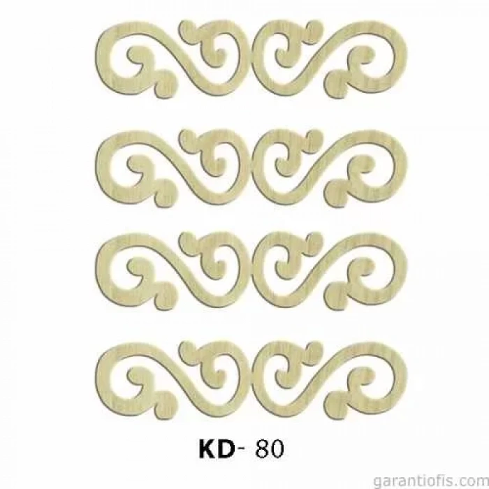 Hobi-Art KD 80 - Dekoratif Mini Ahşap Süs Obje