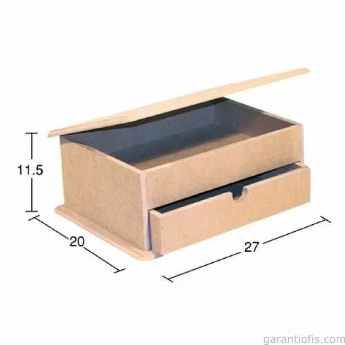 Hobi-art Ku 236 Boyanabilir Ahşap Kutu