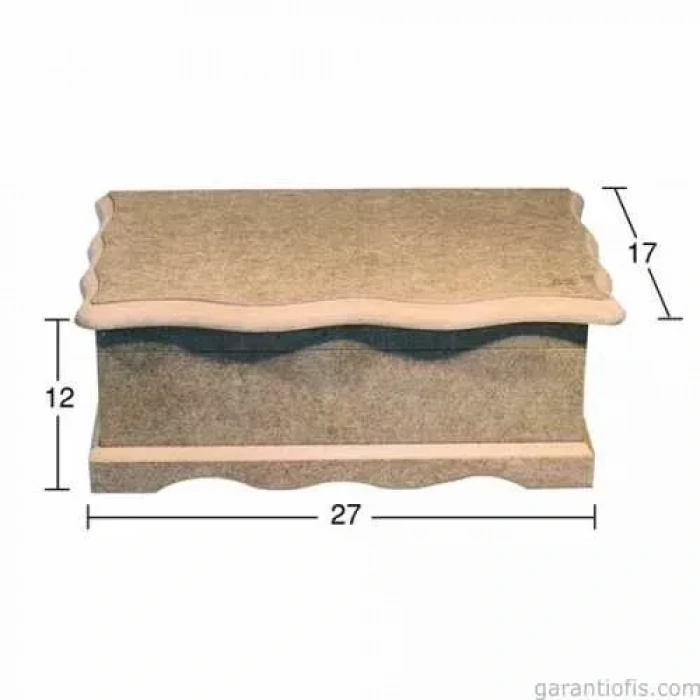 Hobi-art Ku 245 Boyanabilir Ahşap Kutu