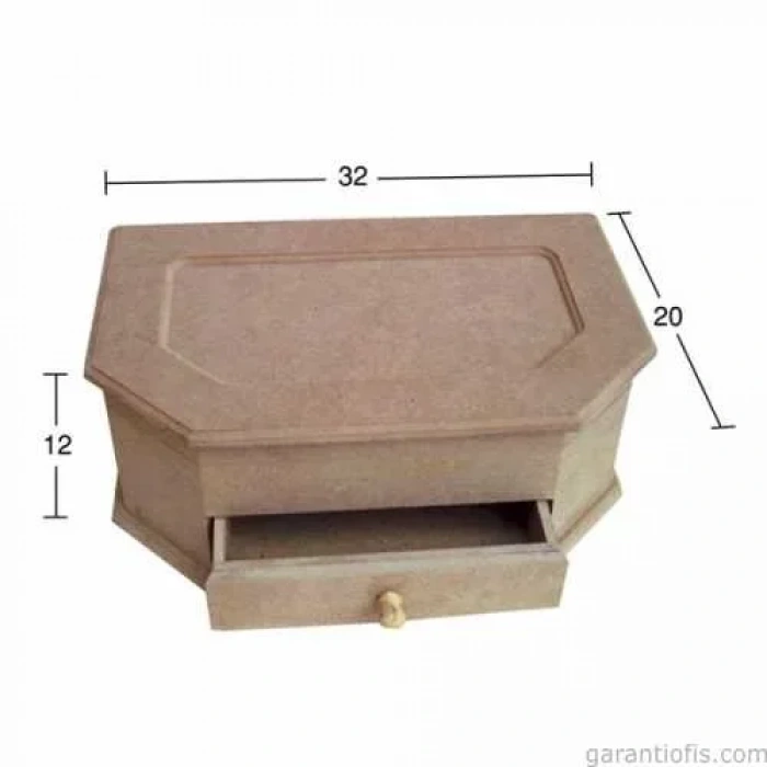 Hobi-art Ku 257 Boyanabilir Ahşap Kutu