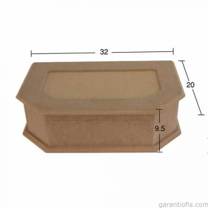 Hobi-art Ku 258 Boyanabilir Ahşap Kutu