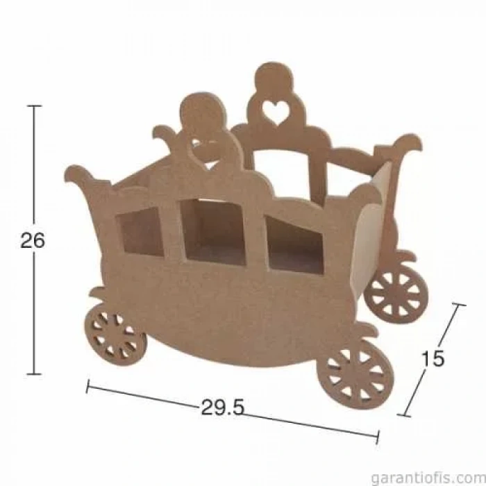 Hobi-art Ku 338 Boyanabilir Dekoratif Ahşap Obje
