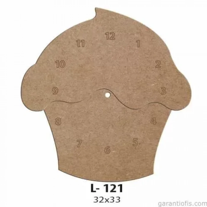 Hobi-art L 121 Dekoratif Ahşap Saat