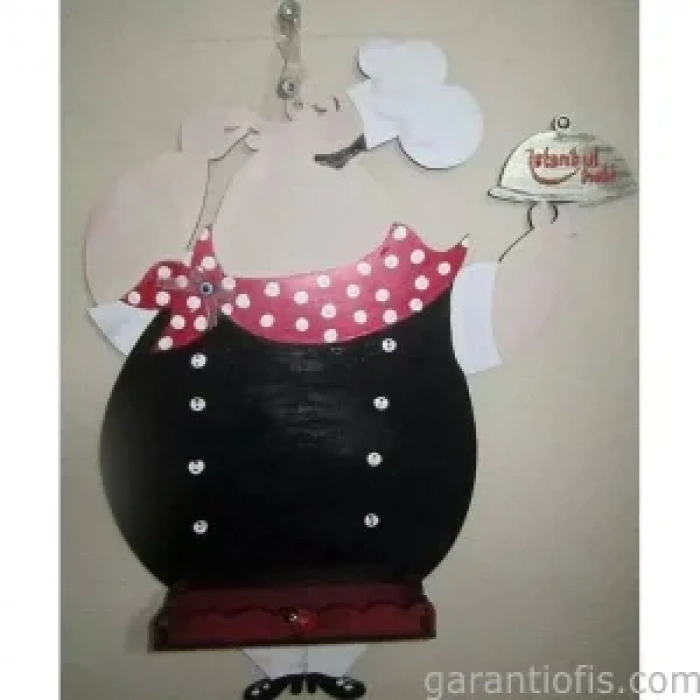 Hobi-art L 177 Ham Ahşap Aşçı Duvar Panosu