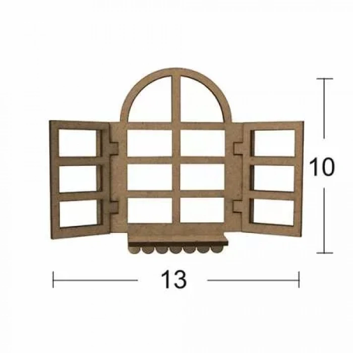 Hobi-Art L 245 Ham Ahşap Mini Objeler