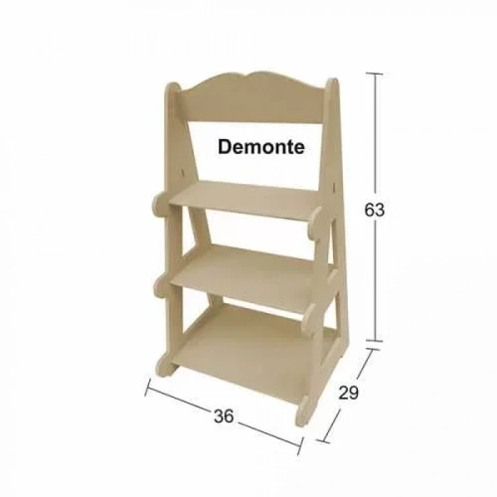 Hobi-art L 335 Boyanabilir Demonte Ham Ahşap Obje