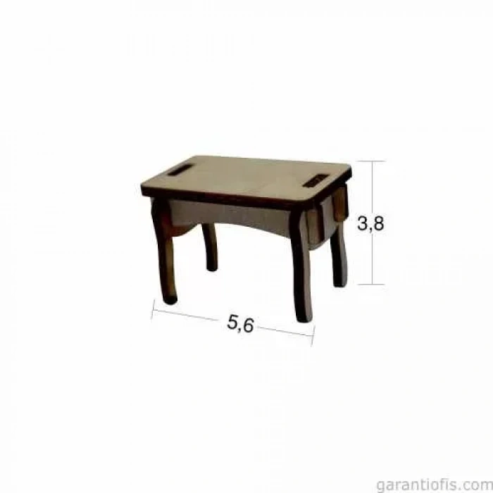 Hobi-art Mn 14 Ham Ahşap Minyatür Obje