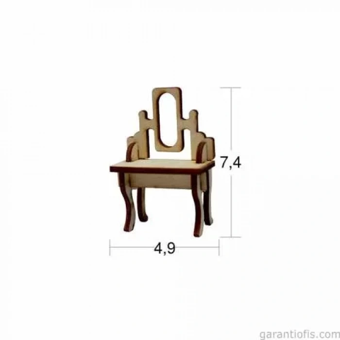 Hobi-art Mn 17 Ham Ahşap Minyatür Obje