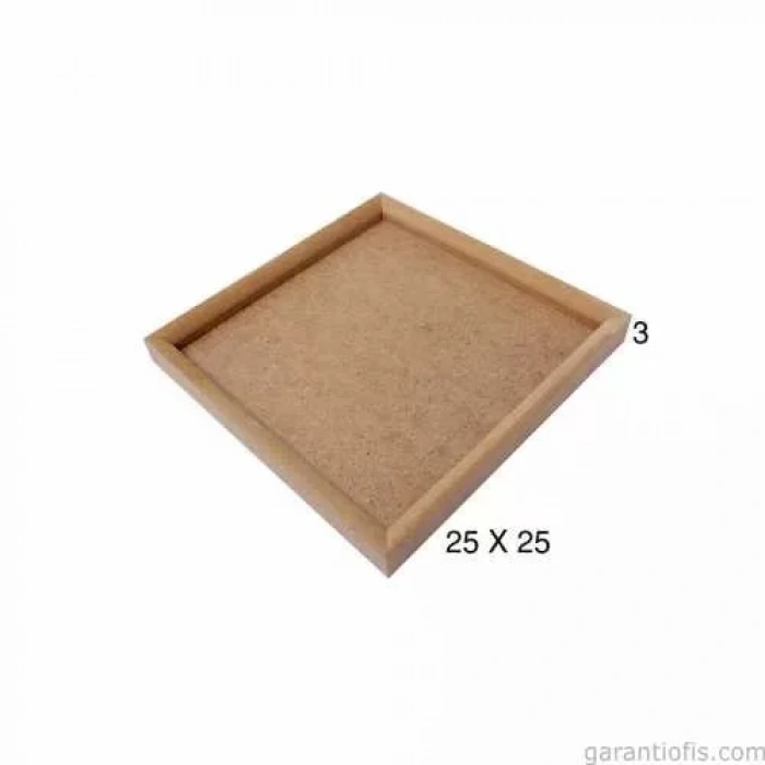 Hobi-art Pa 216 Boyanabilir Dekoratif Kare Ahşap Pano (orta Boy)