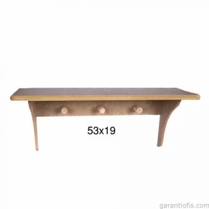 Hobi-Art RA 514 Boyanabilir Dekoratif Ahşap Raf (Duvar Tipi)