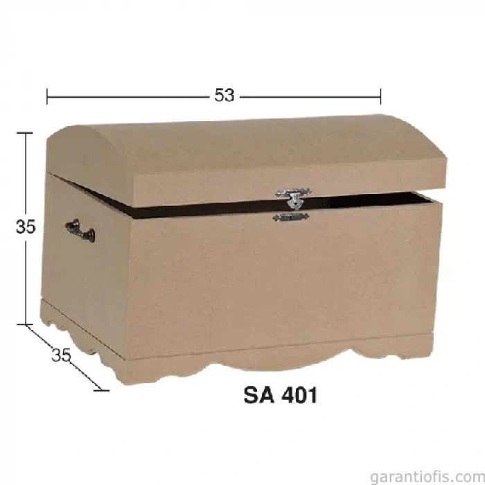 Hobi-Art SA 401 Boyanabilir Ahşap Sandık