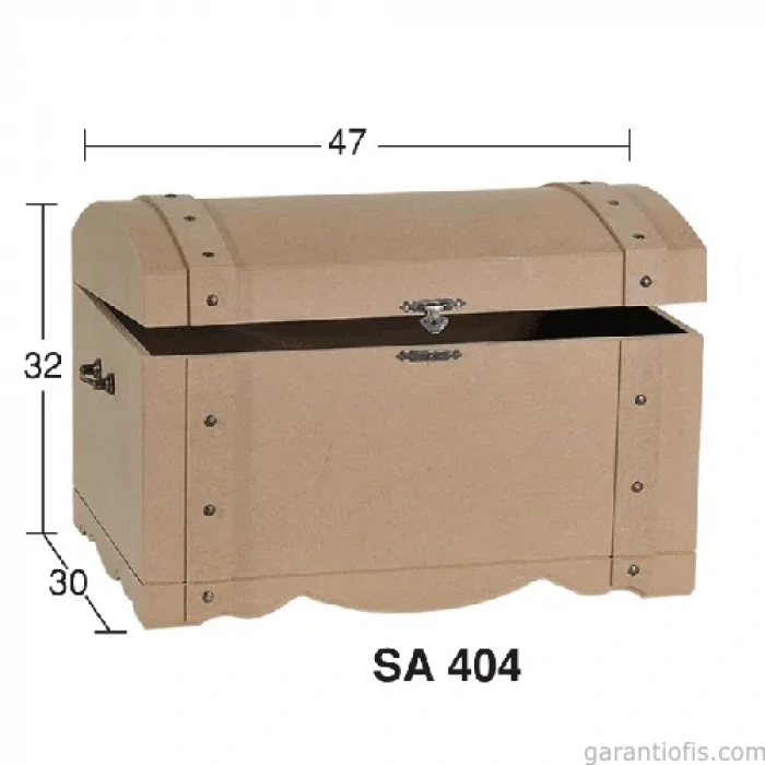 Hobi-art Sa 404 Boyanabilir Ahşap Sandık