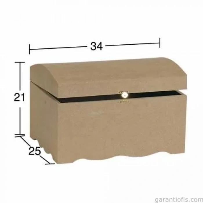 Hobi-art Sa 412 Boyanabilir Ahşap Sandık