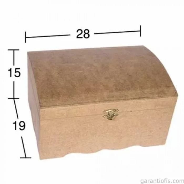 Hobi-art Sa 413 Boyanabilir Ahşap Sandık