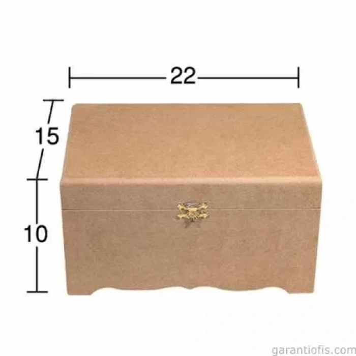 Hobi-Art SA 416 Boyanabilir Ahşap Sandık