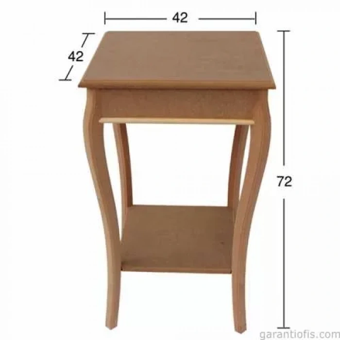 Hobi-Art SP 528 Ham Ahşap Dekoratif Sehpa