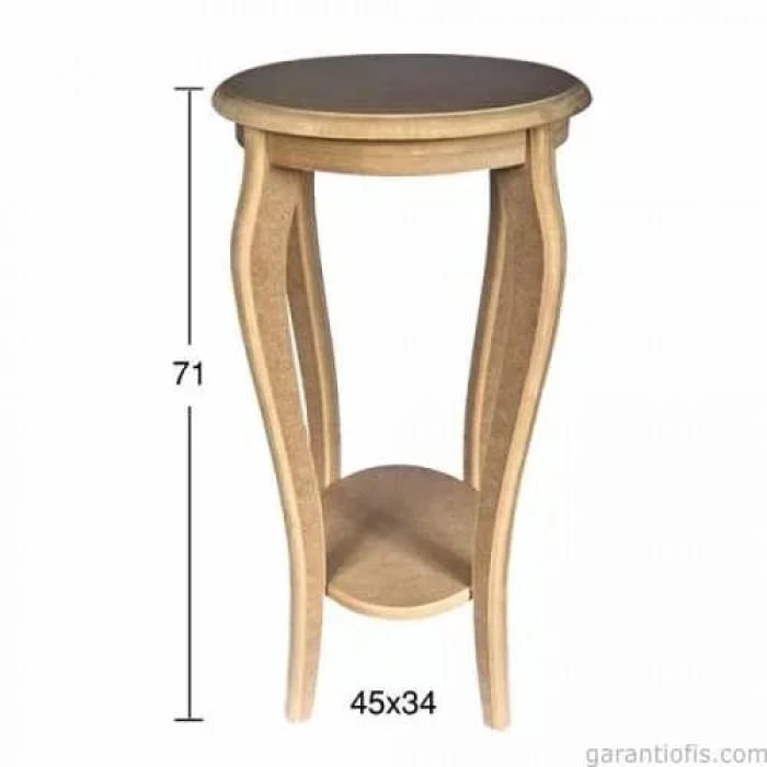Hobi-Art SP 532 Ham Ahşap Dekoratif Sehpa