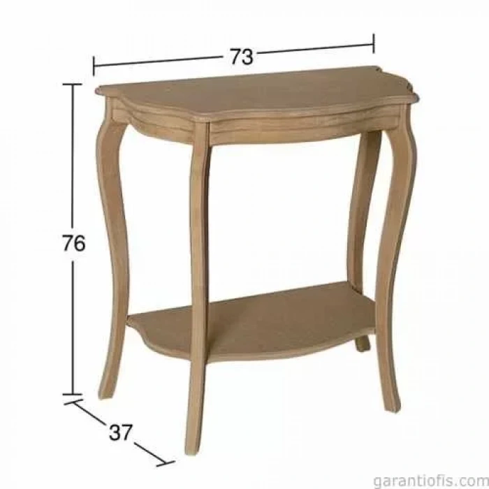 Hobi-art Sp 550 Ham Ahşap Dekoratif Sehpa