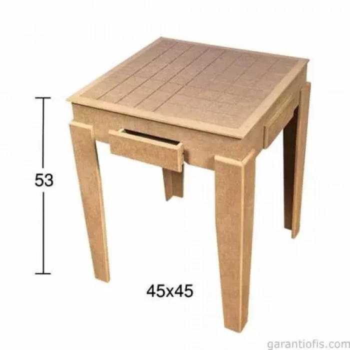 Hobi-art Sp 556 Ham Ahşap Dekoratif Sehpa