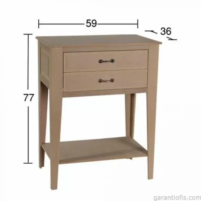 Hobi-art Sp 558 Ham Ahşap Dekoratif Sehpa