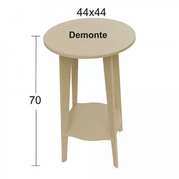 Hobi-art Sp 567 Demonte Boyanabilir Ham Ahşap Dekoratif Sehpa