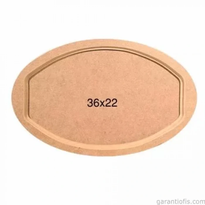 Hobi-art T 691 Ahşap Oval Tepsi Obje