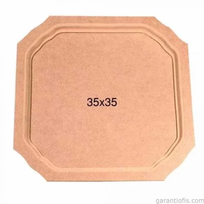 Hobi-art T 692 Ahşap Kare Tepsi Obje