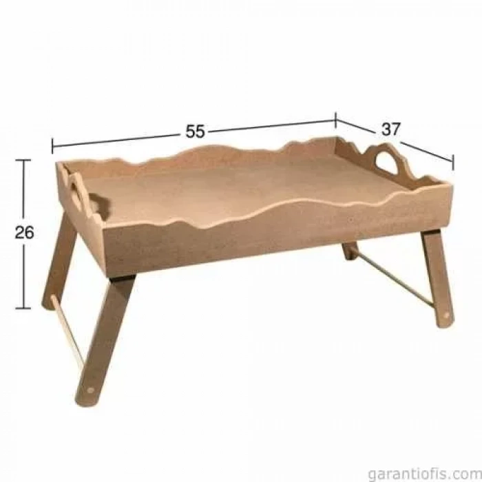 Hobi-art T 729 Ahşap Ayaklı Tepsi