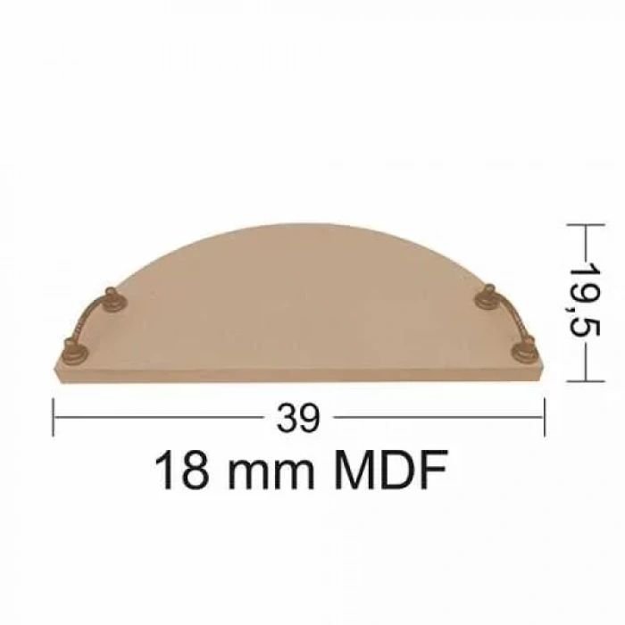 Hobi-art T 763 Ahşap Dekoratif Tepsi
