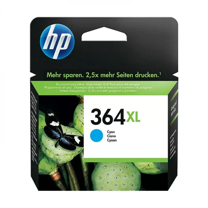 Hp Cb323ee 364xl Mavi Mürekkep Kartuş 750 Sayfa Yüksek Kapasite (b8550 C5380 C6380 D5460 7510)