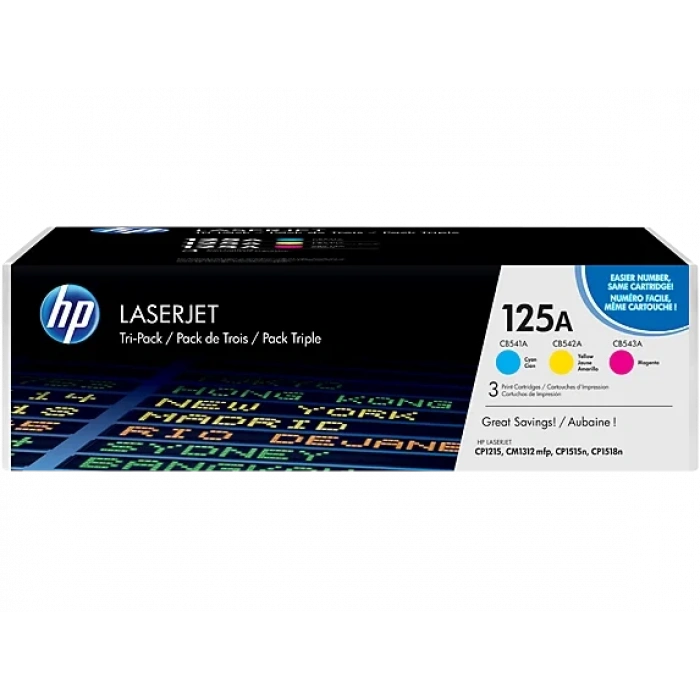 HP CF373AM (125A) CAMGOBEGI/SARI/MACENTA 3 LU PAKET TONER 1.400 SAYFA