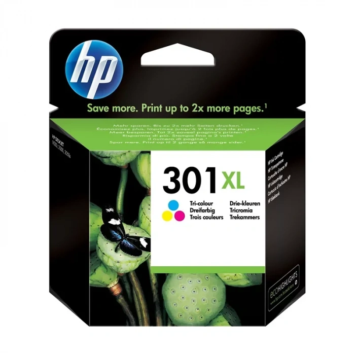 Hp Ch564ee 301xl 3 Renk Mürekkep Kartuş 330 Sayfa Yüksek Kapasite (deskjet1000 2000 3000 1510)