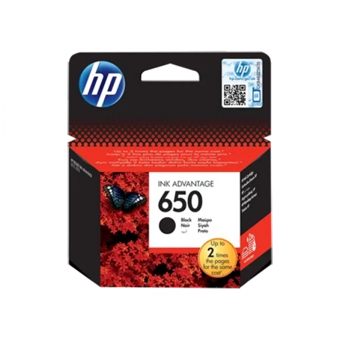 HP CZ101AE (650) SIYAH MUREKKEP KARTUSU 360 SAYFA
