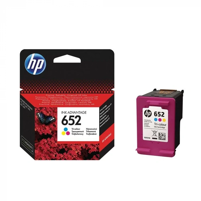 Hp F6v24ae (652) Uc Renklı Murekkep Kartusu 200 Sayfa