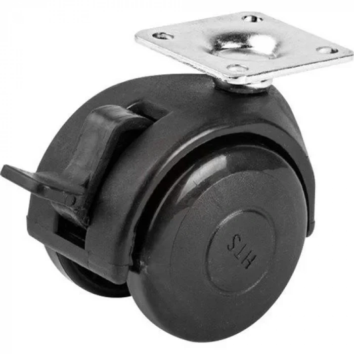 Hts 50mm Plastik Tablalı Frenli Teker - 421tf