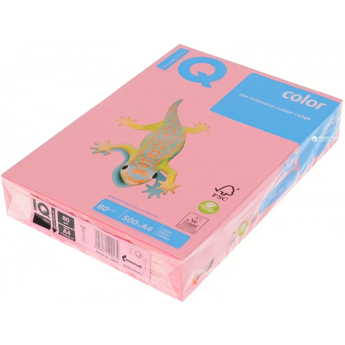 IQ A4 AÇIK PEMBE FOTOKOPİ KAĞIDI 80 gr PI25