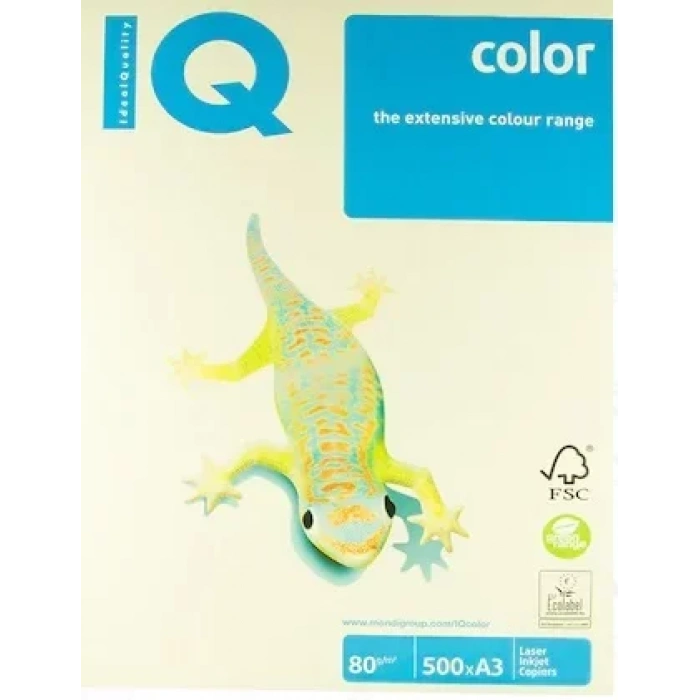 IQ A4 Açık Vanilya Fotokopi Kağıdı 80 Gr Be66